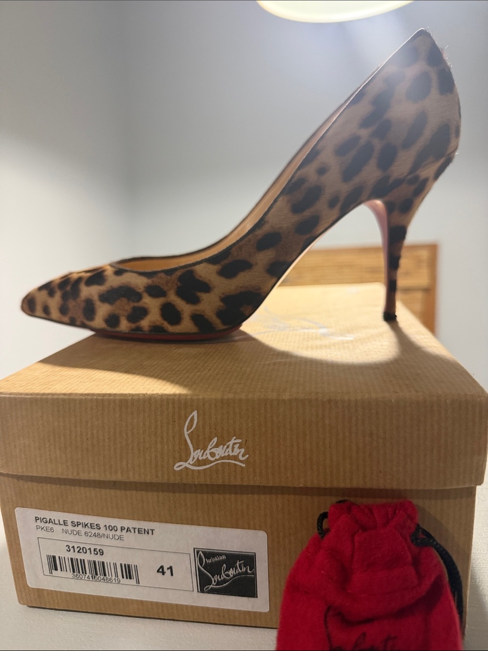 Christian Louboutin Leopard Print Heel